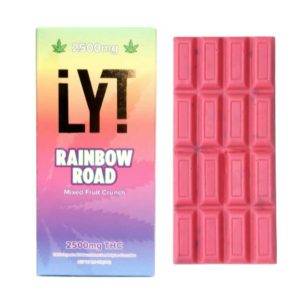 LYT Rainbow Road Chocolate Bar 2500mg